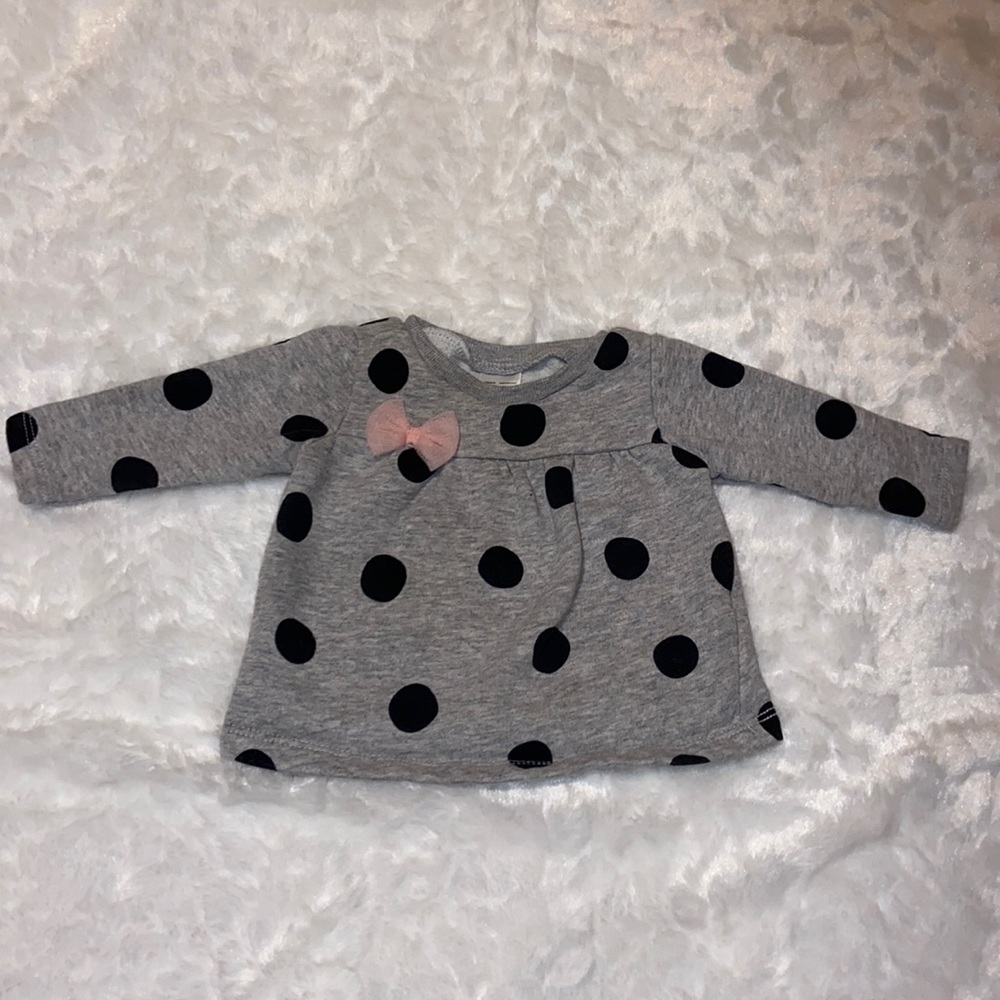 Baby Girl Long Sleeve Top Size 3 Months